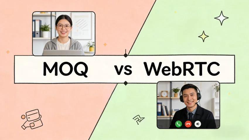 MOQ 和 WebRTC 协议有什么区别？