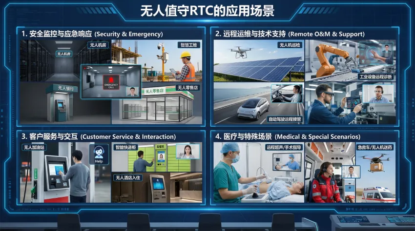 RTC在无人值守方面的应用场景